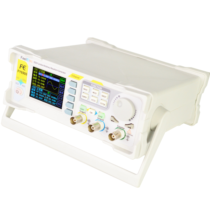 Dual Channel Arbitrary Waveform Function Generator 60Mhz - YENİ FY6900 Çift Kanallı DDS Fonksiyonlu