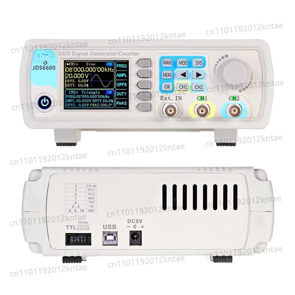 Dual Channel Arbitrary Waveform Function Generator 60Mhz - JDS6600 15/30/40/50/60MHz DDS Fonksiyon Sinyal Üreticisi