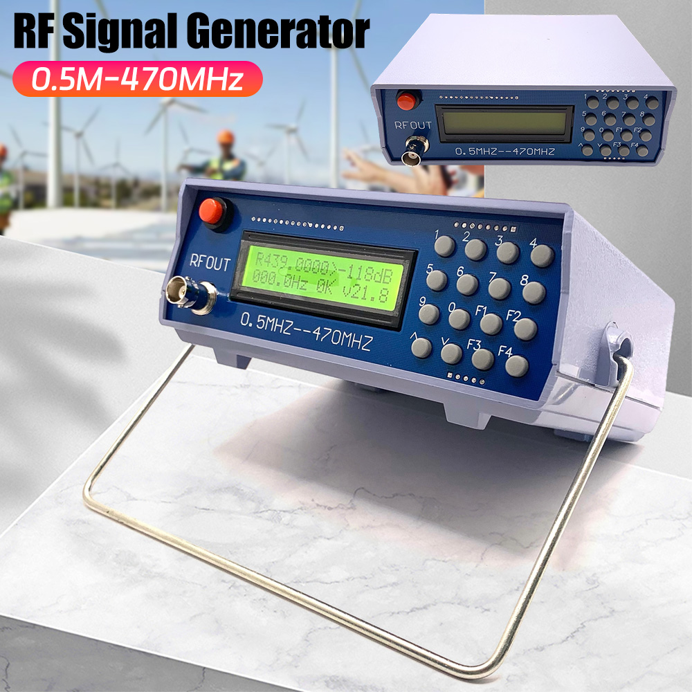 Rf Signal Generator 0.5Mhz To 470Mhz - RF Sinyal Jeneratörü 0.5MHZ‑470MHZ Ses Modülasyonu