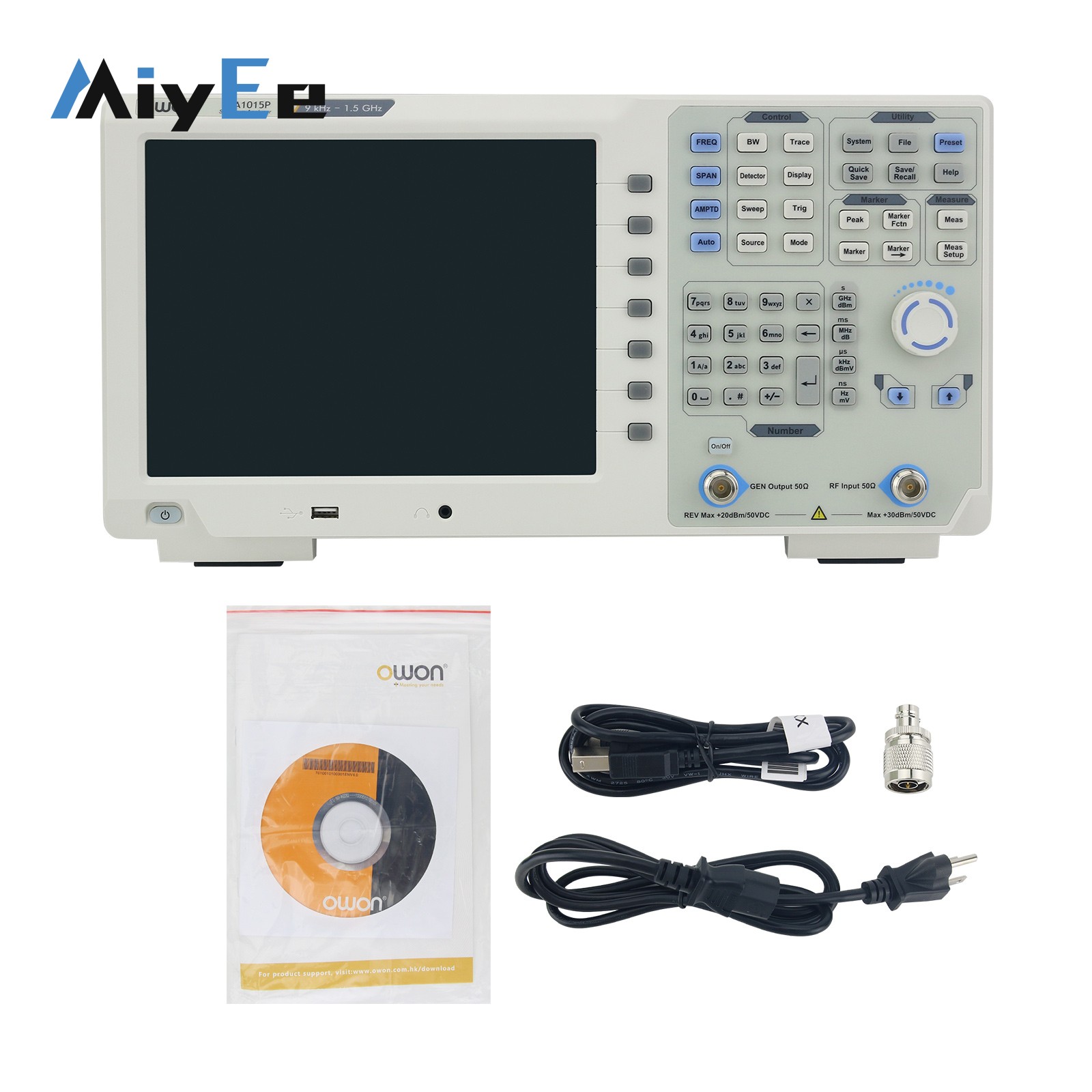 Spectrum Analyzer Tracking Generator 1.5Ghz - OWON XSA1015P-TG XSA1032P-TG İzleme Jeneratörlü Spektrum