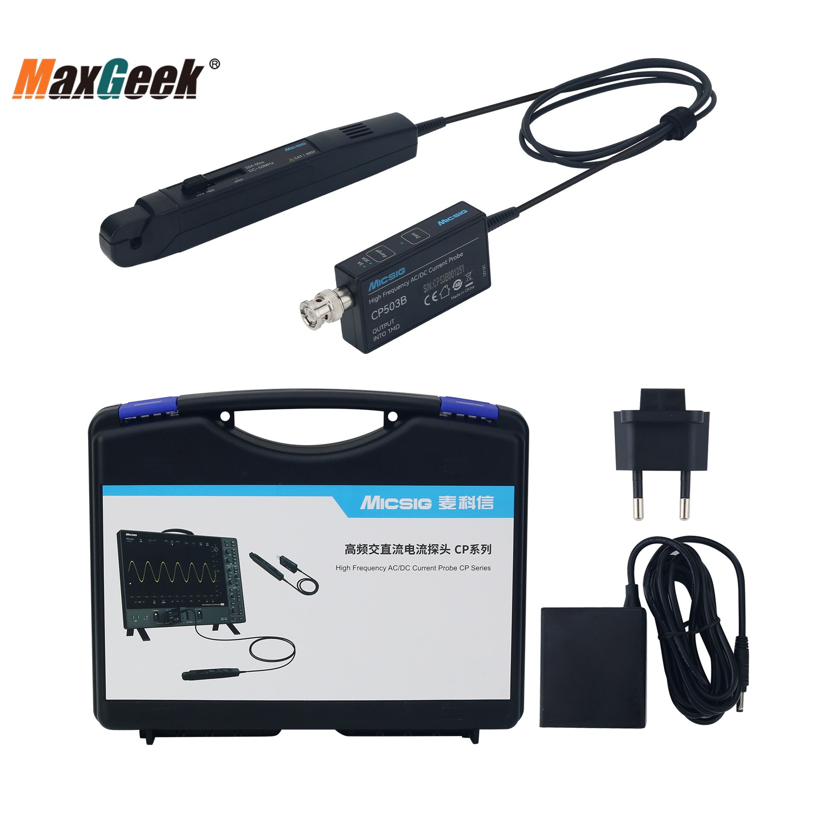 Current Probe Ac Dc 50Mhz Oscilloscope - Micsig Yüksek Frekans CP503B CP1003B AC/DC