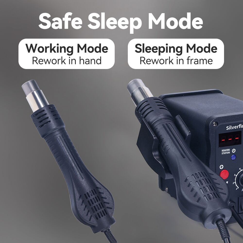 Silverflo 8586D Lehimleme İsta - Smd Rework Station Hot Air Soldering 2 In 1 incelemesi ve fiyatı