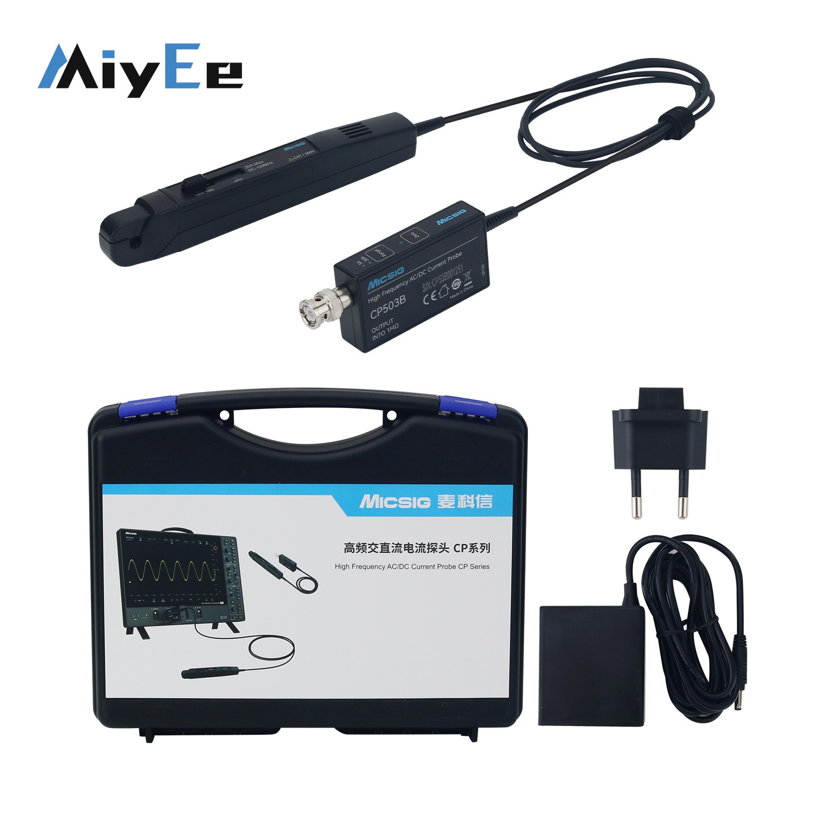 Micsig CP503B 50MHz 5A/30A Çif - Current Probe Ac Dc 50Mhz Oscilloscope incelemesi ve fiyatı