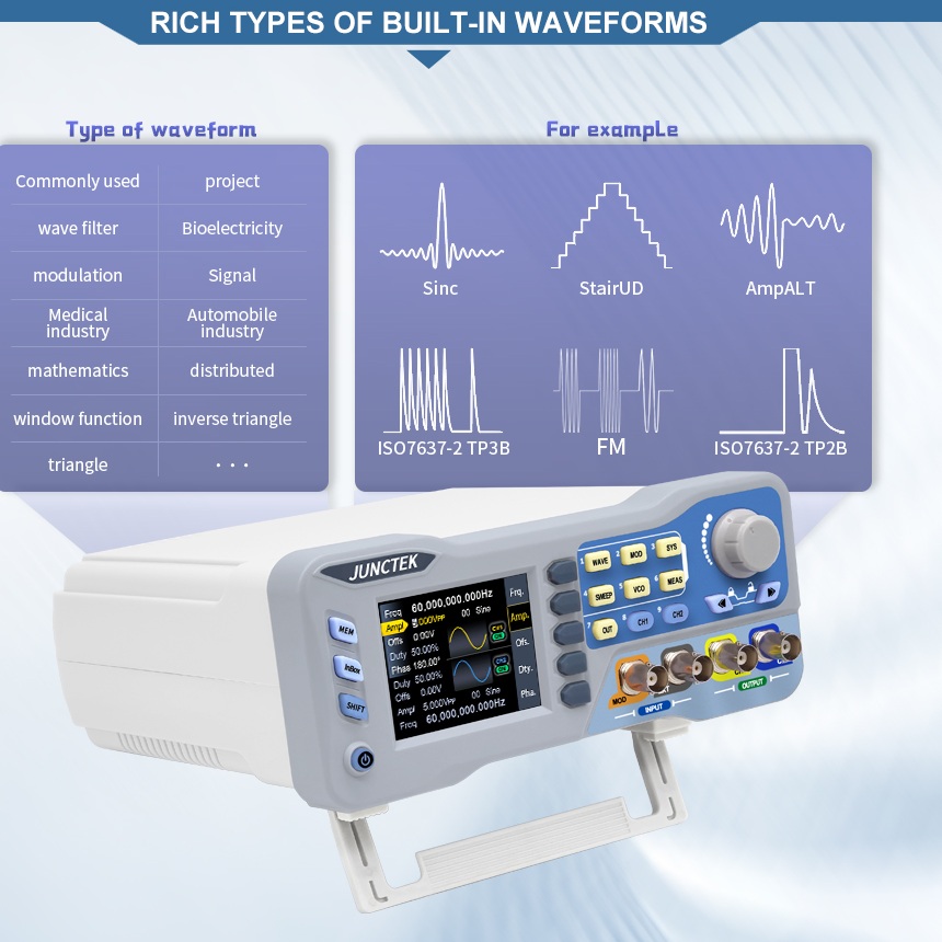 JDS8060 JDS8000 60Mhz Fonksiyo - Dual Channel Arbitrary Waveform Function Generator 60Mhz incelemesi ve fiyatı