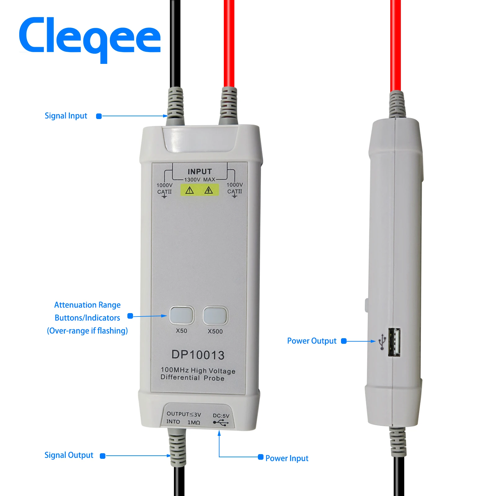 Cleqee 1300V 100MHz Yüksek Ger - High Voltage Differential Probe 100Mhz 1300V incelemesi ve fiyatı