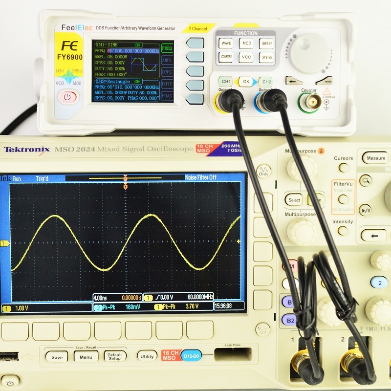 Feelelec FY6900 0-60MHz Dijita - Dual Channel Arbitrary Waveform Function Generator 60Mhz incelemesi ve fiyatı