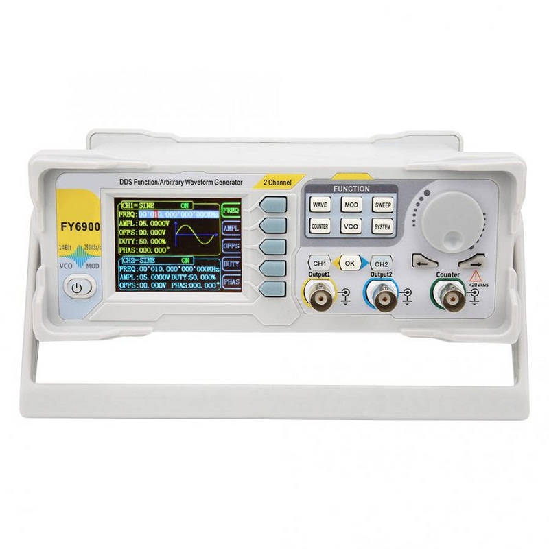 FY6900 Dijital Sinyal Jeneratö - Dual Channel Arbitrary Waveform Function Generator 60Mhz incelemesi ve fiyatı