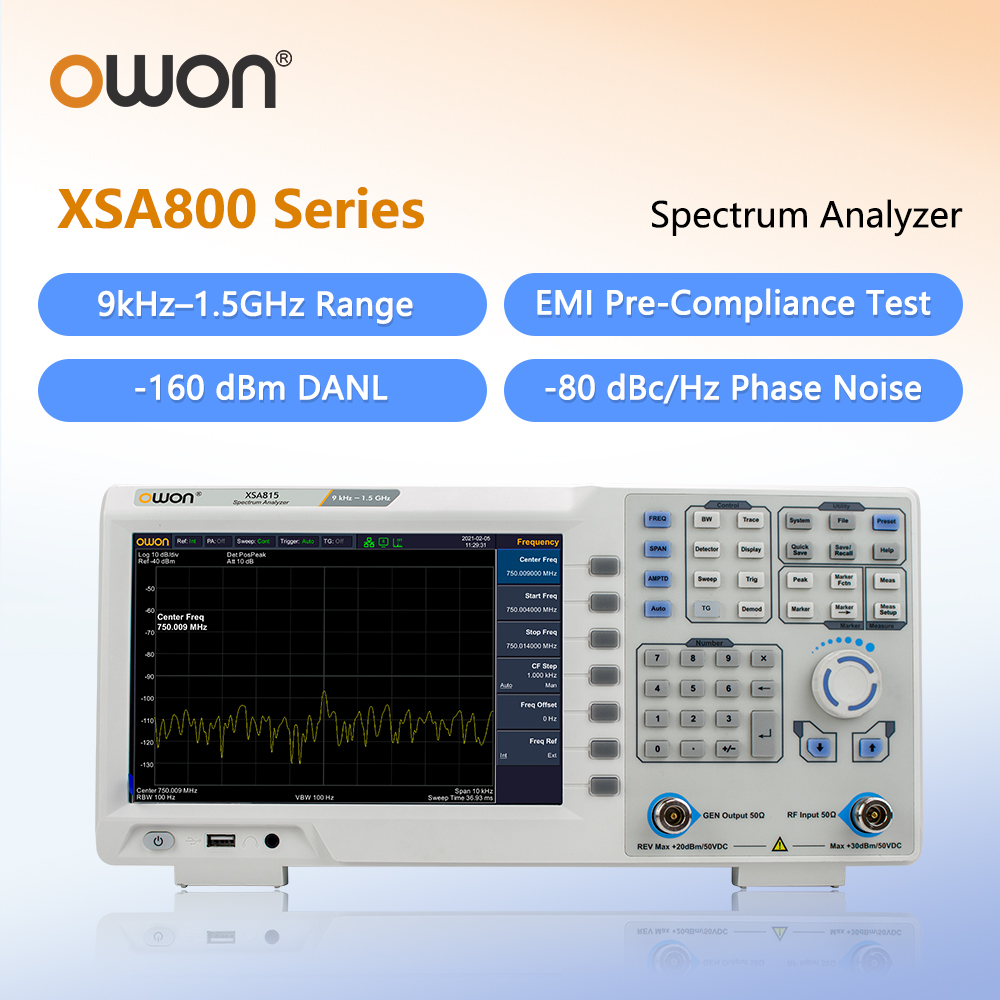OWON Spektrum Analizörü İzleme - Spectrum Analyzer Tracking Generator 1.5Ghz incelemesi ve fiyatı