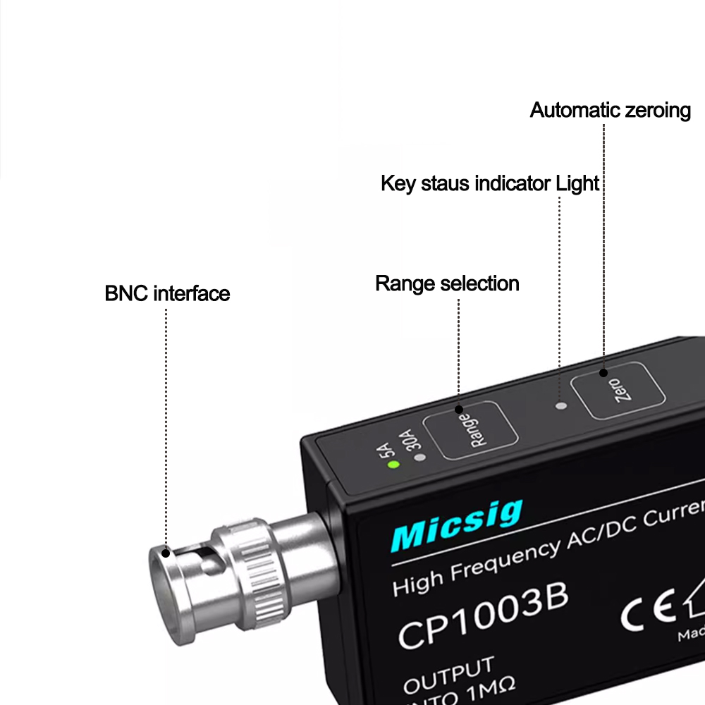 Micsig Yüksek Frekanslı AC/DC  - Current Probe Ac Dc 50Mhz Oscilloscope incelemesi ve fiyatı